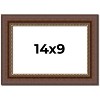 PosterPalooza | Photo Size Traditional Brown Picture Frame - UV Acrylic, Foam Board Backing, Hanging Hardware - 2 of 4