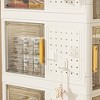 NicBex Mobile File Cabinet with Double Door,Office Cabinet with Metal Handles and Casters,Modern Cabinet,Filing Cabinets for Home Office - 4 of 4