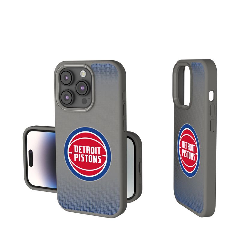 Keyscaper Detroit Pistons Linen Soft Touch Phone Case, 1 of 8