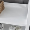 4 Tier Bookshelf, Bookcase Shelf Storage Organizer, Open Display Storage Book Shelves, Modern Book Shelf For Study Living Room Home Office - 4 of 4