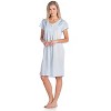 Casual Nights Women's Flowery Short Sleeve Nightgown - 2 of 4