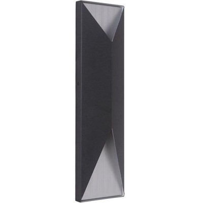 Craftmade Lighting Peak 2 - Light Wall Light in  Matte Black/Brushed Aluminum