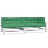 vidaXL Pallet Cushions 5 pcs Green Fabric - 3 of 4