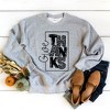 Simply Sage Market Women's Graphic Sweatshirt Give Thanks Square - 2 of 2