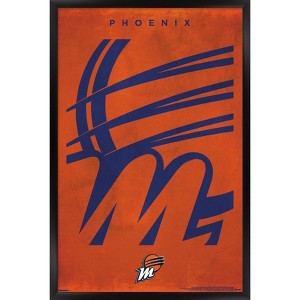 Trends International WNBA Phoenix Mercury - Logo 25 Framed Wall Poster Prints - 1 of 4