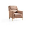Luna Modern Style Chair in Copper same asG150109225 (B is NJ inventory, G is CA inventory,) - 3 of 4