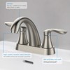 4 Inch Centerset Bathroom Sink Faucet, 3 Hole Bathroom Faucets with Pop Up Drain, Bathroom Sink Faucets & Parts - 4 of 4