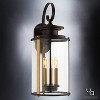 Urban Ambiance Luxury Rustic Outdoor Wall Light,  22.75"H x 9.875"W,  Olde Bronze Finish, UHP1121 - 3 of 4