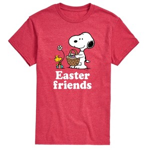 Men's - Peanuts - Easter Friends Short Sleeve Graphic T-Shirt - 1 of 4