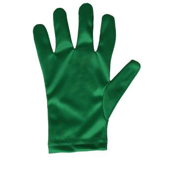 HalloweenCostumes.com   Kid's Green Gloves, Green