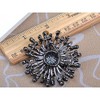 Anna-Kaci Dandelion Flower Aurora Borealis Crystal Rhinestone Fashion Pin Brooch - Multicolor - 3 of 4