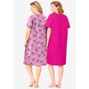 Dreams & Co. Women's Plus Size 2-Pack Short-Sleeve Sleepshirt - 3 of 4