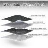 GustoWave Modern Machine Washable Area Rug, Floor Carpet for Living Room, Black - 3 of 4