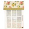 Selva Banded Sage Type All Season 3" Rod Pocket Valance 50" x 16" by RLF Home - 2 of 4