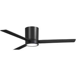 52" Minka Aire Roto Coal LED Hugger Ceiling Fan with Remote - 1 of 4