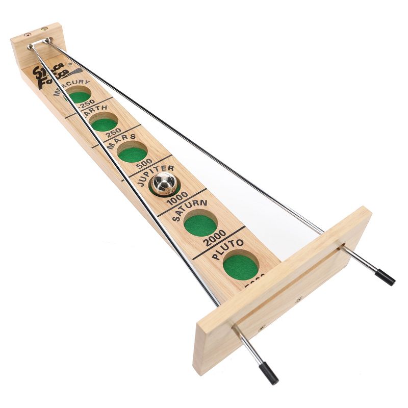 WE Games Shoot The Moon - a Classic 1940's Nostalgia Game - Solid Natural Wood - 17.5 inches, 1 of 8