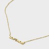 14k Gold Dipped Cubic Zirconia Boy Mom Heart Necklace - Gold - 4 of 4