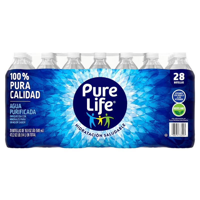 Pure Life Purified Water - 28pk/16.9 fl oz Bottles, 2 of 12