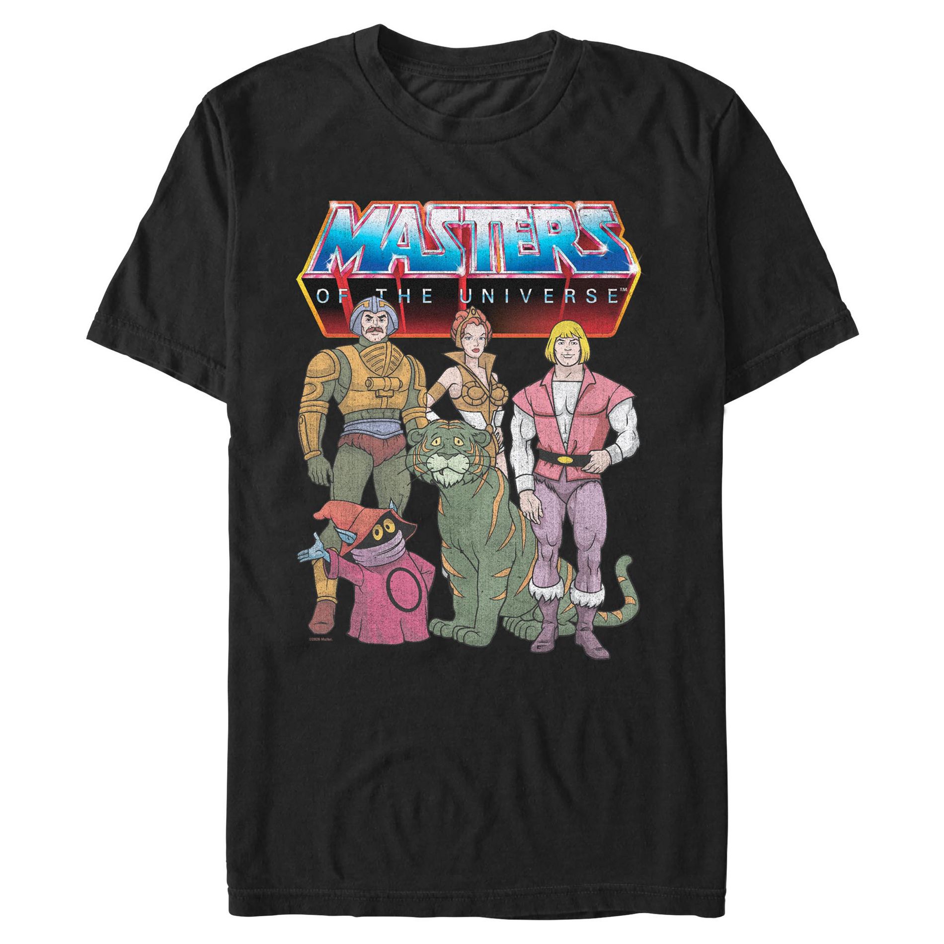 Mens Masters of the Universe Classic Heroes Group Shot T Shirt