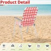 Karl Home Patio Metal Beach Chair(Set of 2) - 3 of 4