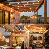 Itopfox 96FT LED Outdoor String Lights, Waterproof Patio Lights with 30+2 Dimmable Shatterproof Edison Hanging Bulbs for Backyard Party-Black - 4 of 4