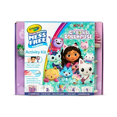 Crayola Gabby Color Wonder Activity Set: Drawing & Coloring Kit with Pages, Stickers, Markers for Ages 3+