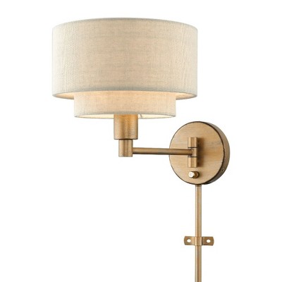 Livex Lighting Bellingham 1 - Light Wall Light in  Antique Gold Leaf