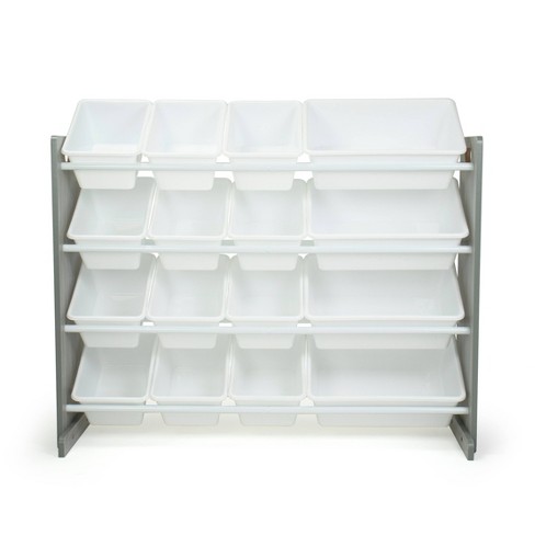 Gray and deals white toy storage