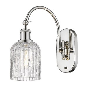 Bridal Veil - 1 Light Arm Swivels Side to Side Wall Sconce In Art Deco Style-12.5 Inches Tall and 5 Inches Wide - 1 of 1