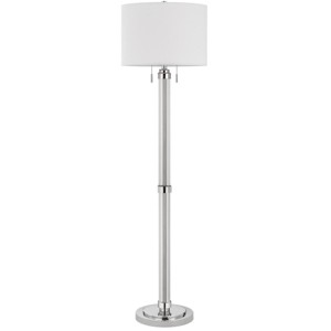 Cal Lighting 60W X 2 Montilla Metal/Acrylic Floor Lamp With Fabric Shade - 1 of 2