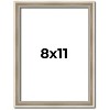 PosterPalooza | Photo Size Classic Modern Silver Frame - UV Acrylic, Foam Board Backing, Hanging Hardware - 2 of 4