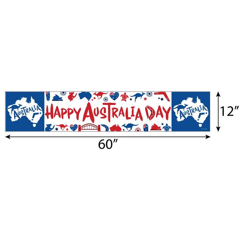Big Dot of Happiness Australia Day - G'Day Mate Aussie Party Decorations Party Banner, 2 of 8
