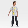 Boys' Pikachu Short Sleeve Graphic T-Shirt - Gray - 4 of 4