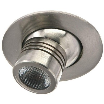 Brushed Steel 3W LED Recessed Display Light