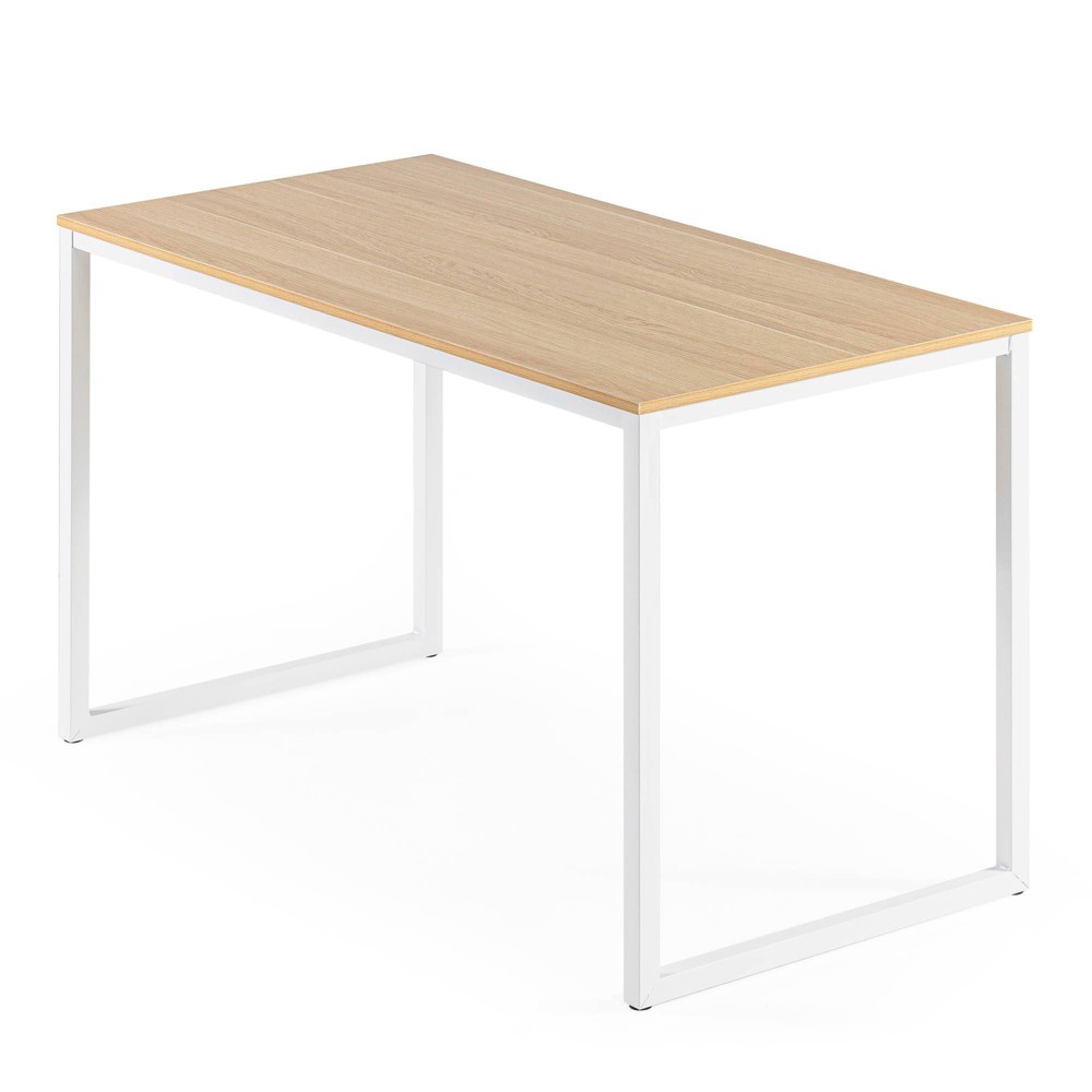 Photos - Office Desk Zinus Jennifer 47'' Metal Desk Natural - : MDF Surface, Sturdy Frame, No Storage, 1 Year Warranty 