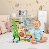 Angel Sar Multifunctional Wooden Baby Walker, 7+ Activity Center with Xylophone Shape Sorter Mirror, Push Walking Toy for Toddlers 3+ Years Old - 2 of 4
