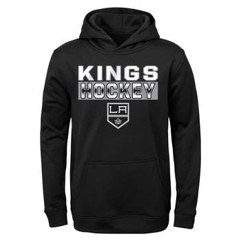 NHL Los Angeles Kings Boys' Poly Fleece Hooded Sweatshirt