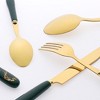 REGALWOVEN Stainless Steel Floral Flatware Set Silverware Set for 6 24 Piece - 3 of 4
