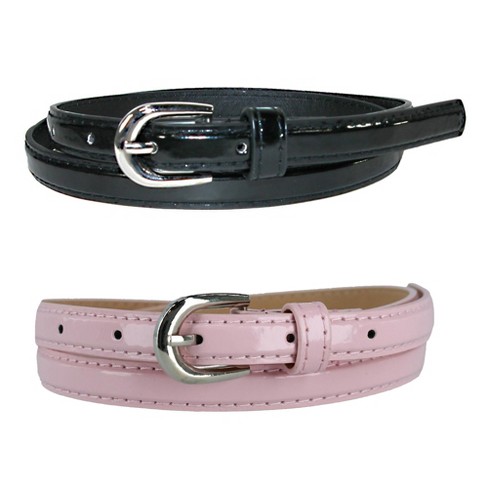 Women's Patent Leather Belts