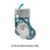 Unique Bargains Christmas Stockings Fabric Blue 9.25"x6.69" 1 Pc - 3 of 4