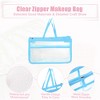 Unique Bargains EVA Zipper Clear Makeup Bags and Organizers 1 Pc - 4 of 4