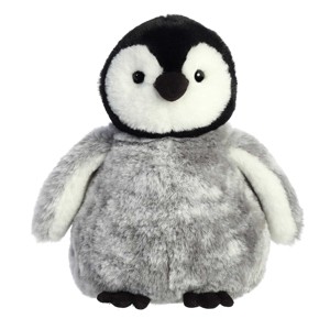 Aurora Small Pippy Penguin Holiday Festive Stuffed Animal Gray 8.5" - 1 of 4