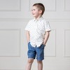 Hope & Henry Boys' Organic Cotton Chambray Short, Toddler - 3 of 4