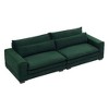 CAVINAS 104.72 inch Fabric Sofa Couch, Mid Century Modern Sofa Solid Wood Leg, for Living Room, Apartment, Bedroom, Office - 4 of 4