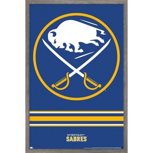 Trends International NHL Buffalo Sabres - Logo 20 Framed Wall Poster Prints - 1 of 4