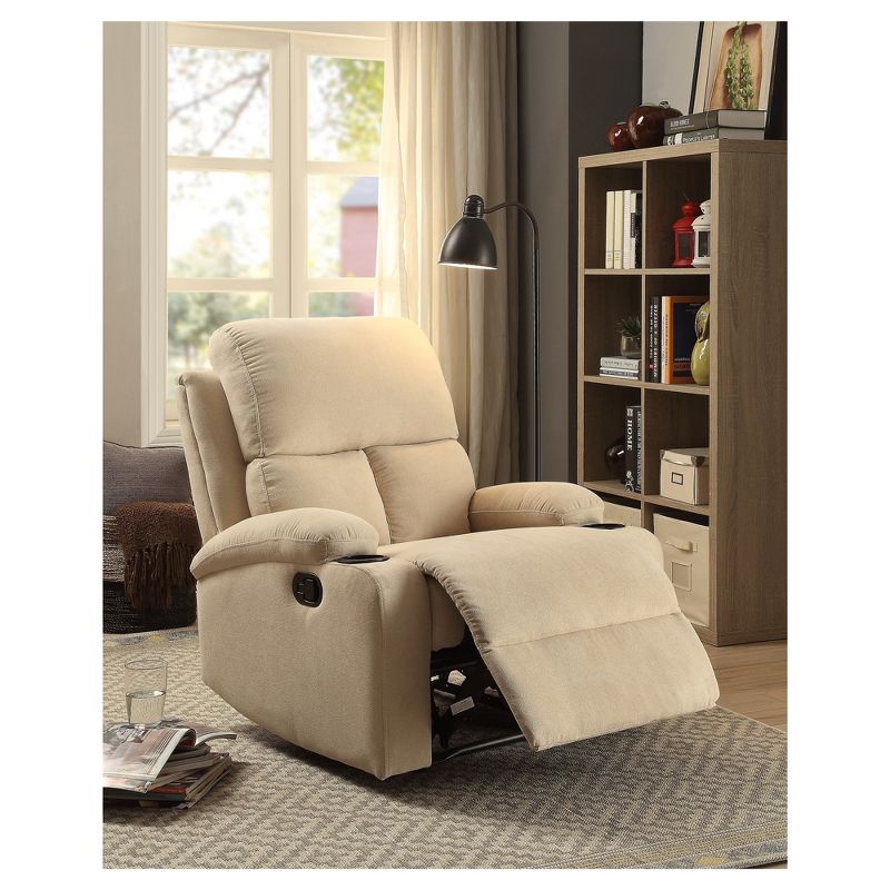 Rosia Linen Recliner - Acme Furniture, 3 of 7