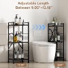 Hooure Space-Saving 3-Tier Narrow Shelf (Expandable, Metal, Free-Standing Corner Rack) - 3 of 4