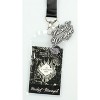 Harry Potter Mischief Managed Marauders Map ID Lanyard Badge Holder With 2" Rubber Charm Pendant And Collectible Sticker Black - 2 of 3