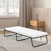 BestMassage Guest Folding Bed Single Bed Camping for Living Room Bedroom Hotel, White - 2 of 4