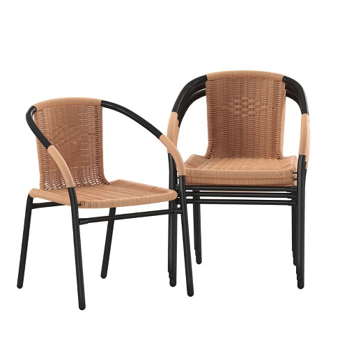 Plastic best sale rattan chair